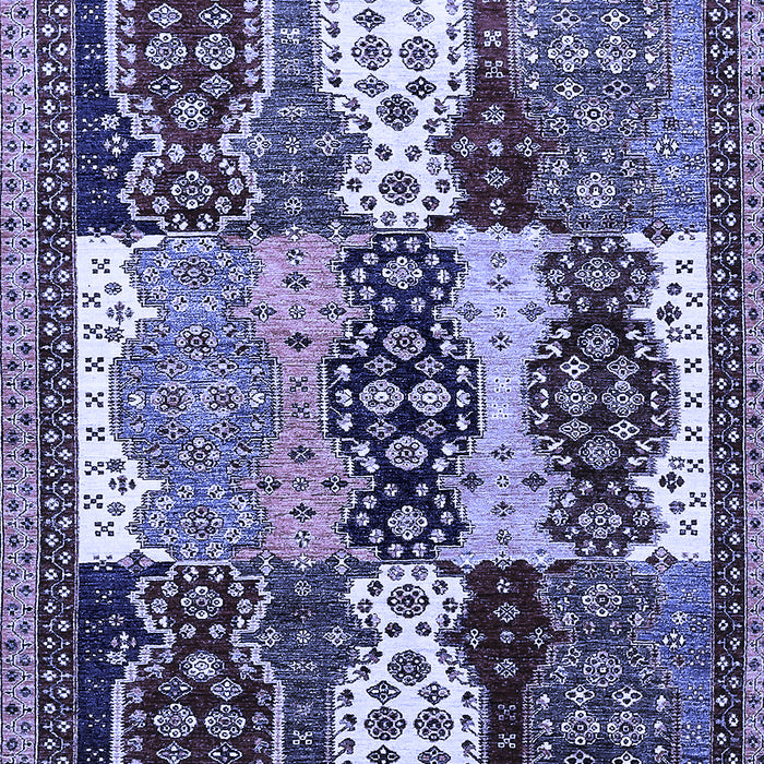 Abstract Blue Modern Rug, abs520blu