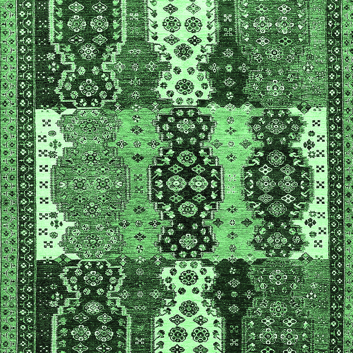 Abstract Emerald Green Modern Rug, abs520emgrn