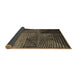 Sideview of Abstract Brown Modern Rug, abs5210brn