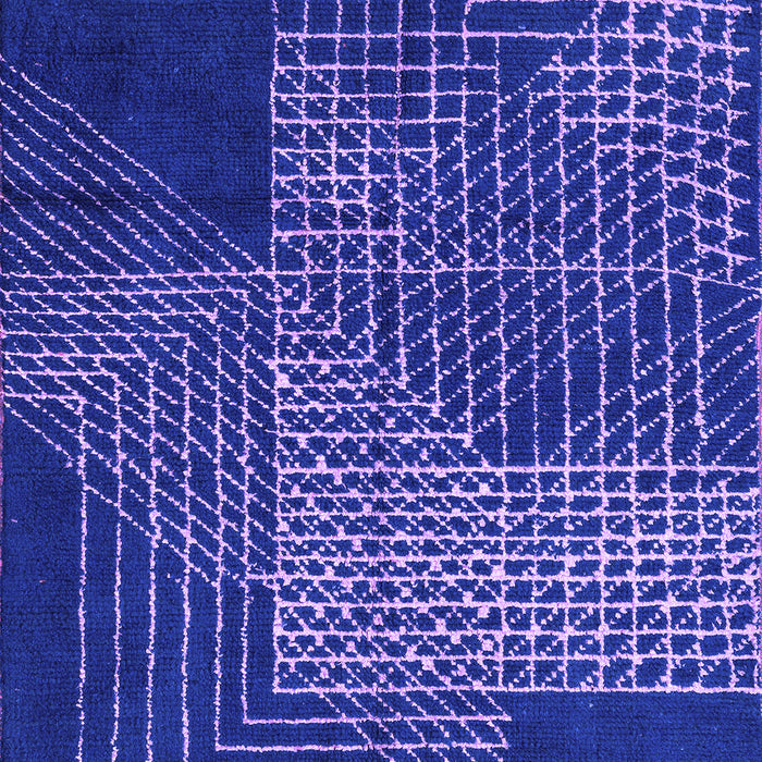 Abstract Purple Modern Rug, abs5210pur