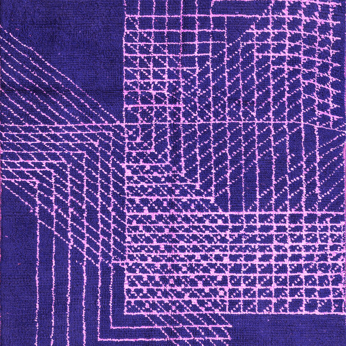 Machine Washable Abstract Pink Modern Rug, wshabs5210pnk