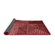 Abstract Red Modern Area Rugs