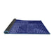 Sideview of Abstract Blue Modern Rug, abs5210blu