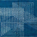 Square Abstract Blue Ivy Blue Modern Rug, abs5210