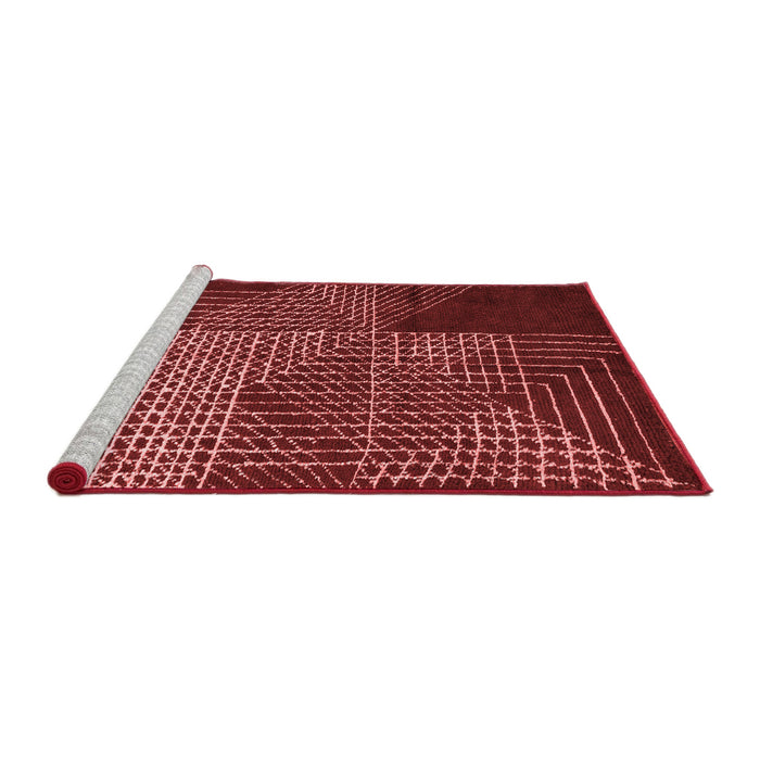 Modern Red Washable Rugs