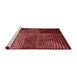 Modern Red Washable Rugs