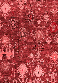 Abstract Red Modern Rug, abs5211red