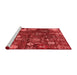 Modern Red Washable Rugs