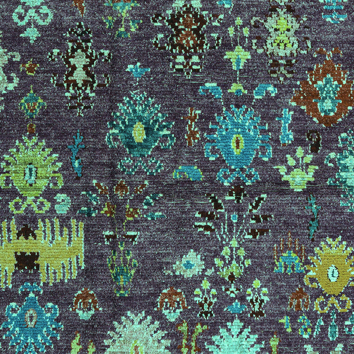 Abstract Turquoise Modern Rug, abs5211turq