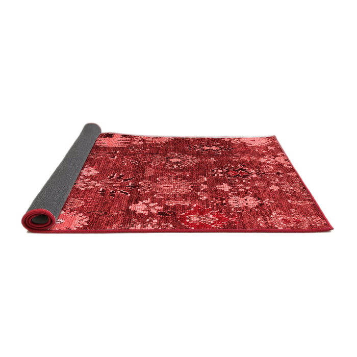 Abstract Red Modern Area Rugs