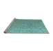 Sideview of Machine Washable Abstract Light Blue Modern Rug, wshabs5212lblu