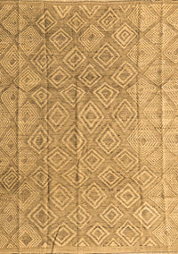 Abstract Brown Modern Rug, abs5212brn