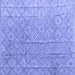 Square Abstract Blue Modern Rug, abs5212blu