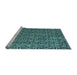 Sideview of Machine Washable Abstract Light Blue Modern Rug, wshabs5213lblu