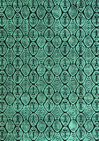 Abstract Turquoise Modern Rug, abs5213turq