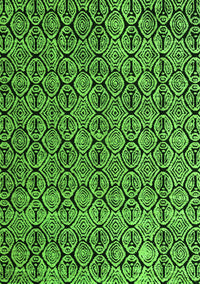 Abstract Green Modern Rug, abs5213grn