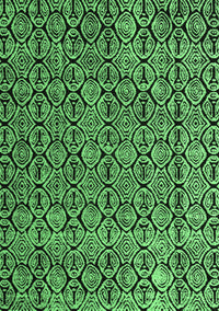 Abstract Emerald Green Modern Rug, abs5213emgrn