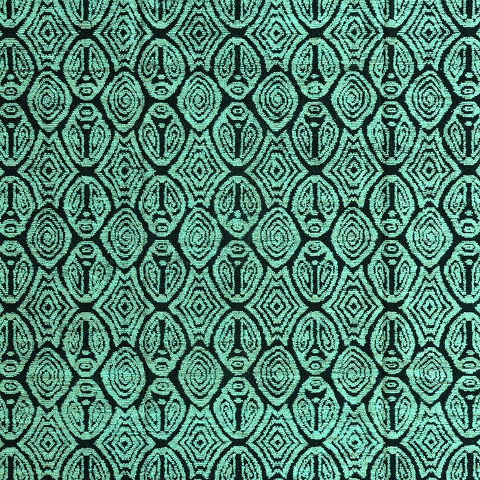 Machine Washable Abstract Turquoise Modern Area Rugs, wshabs5213turq