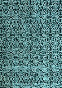 Abstract Light Blue Modern Rug, abs5213lblu