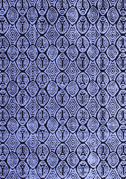 Abstract Blue Modern Rug, abs5213blu