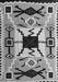 Southwestern Gray Country Rug, abs5214gry