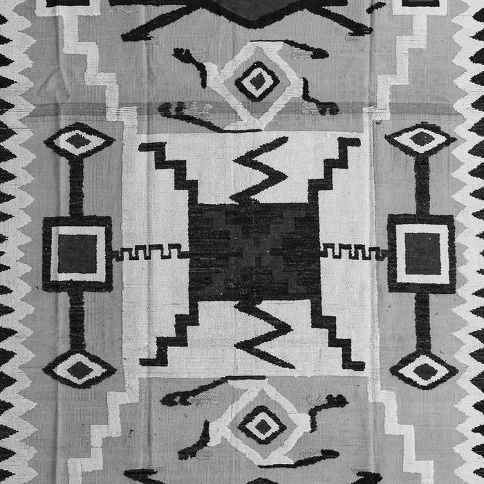 Southwestern Gray Country Rug, abs5214gry