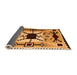 Sideview of Southwestern Orange Country Rug, abs5214org