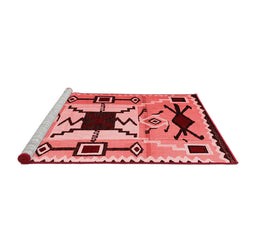 Country Red Washable Rugs