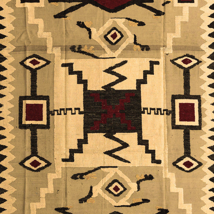 Southwestern Brown Country Rug, abs5214brn