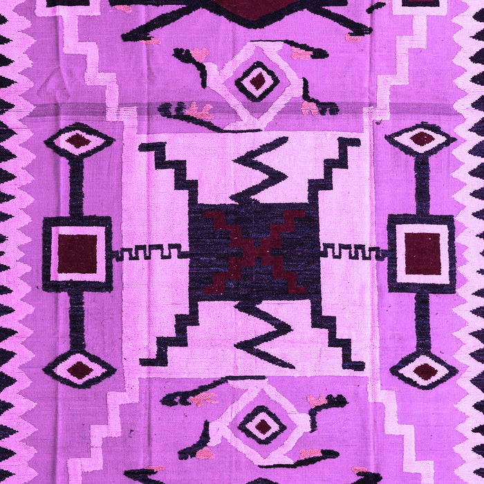Machine Washable Southwestern Purple Country Area Rugs, wshabs5214pur