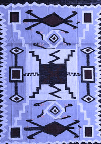 Southwestern Blue Country Rug, abs5214blu