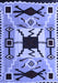 Southwestern Blue Country Rug, abs5214blu