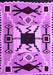 Southwestern Purple Country Rug, abs5214pur