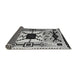 Sideview of Southwestern Gray Country Rug, abs5214gry