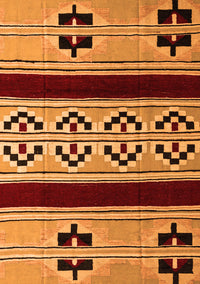 Southwestern Orange Country Rug, abs5215org