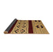 Sideview of Southwestern Brown Country Rug, abs5215brn