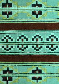 Southwestern Turquoise Country Rug, abs5215turq