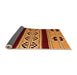 Sideview of Southwestern Orange Country Rug, abs5215org