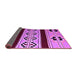 Sideview of Southwestern Purple Country Rug, abs5215pur