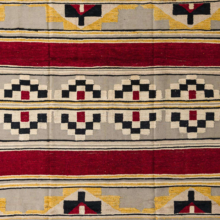 Abstract Brown Southwestern Rug, abs5215