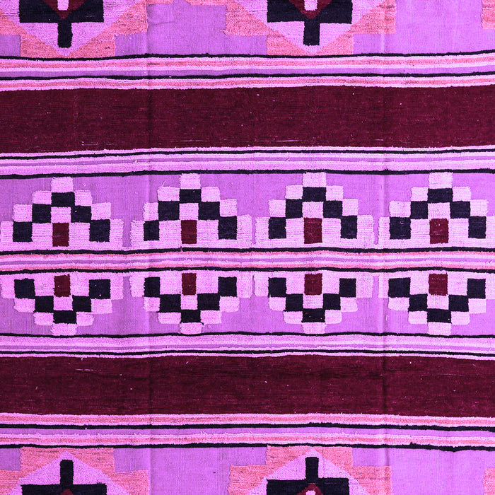 Machine Washable Southwestern Purple Country Area Rugs, wshabs5215pur