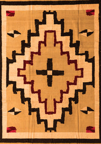 Southwestern Orange Country Rug, abs5216org