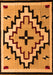 Southwestern Orange Country Rug, abs5216org