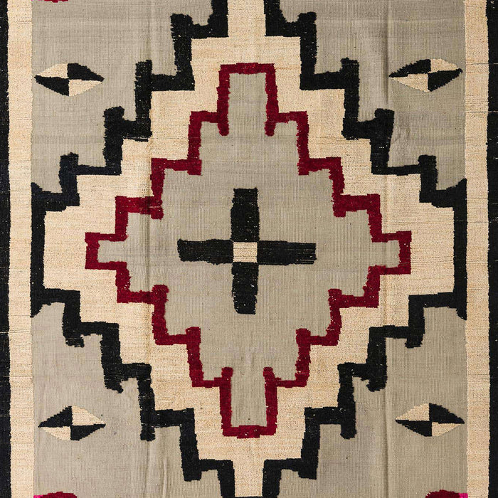 Abstract Dark Brown Southwestern Rug, abs5216