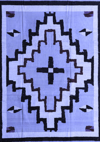 Southwestern Blue Country Rug, abs5216blu