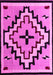 Southwestern Pink Country Rug, abs5216pnk