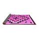 Sideview of Southwestern Pink Country Rug, abs5216pnk