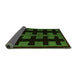 Sideview of Southwestern Green Country Rug, abs5217grn