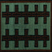 Square Southwestern Turquoise Country Rug, abs5217turq