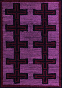 Southwestern Purple Country Rug, abs5217pur